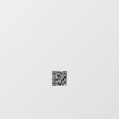 Minimalistische QR-code openingsuren wit Raamsticker (Vel)