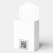 Minimalistische QR-code Scan Me Zakelijk Bedankdoosjes (Geopend)