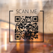 Minimalistische QR Code Scan Me Zakelijk