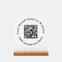 Minimalistische QR-code | Schoon aangepast promoti