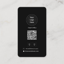 Minimalistische QR Code Social Media Uw Logo profi