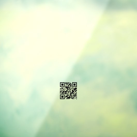 Minimalistische QR-code Zakelijke openingstijden W Raamsticker (Vel 3)