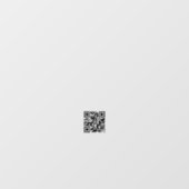 Minimalistische QR-code Zakelijke Openingstijden W Raamsticker (Vel)