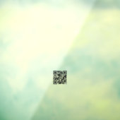 Minimalistische QR-code Zakelijke Openingstijden W Raamsticker (Vel 3)