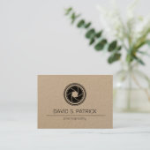 Minimalistische QR-codefotografie Visitekaartje (Staand voorkant)