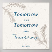 minimalistische quote Boho Elegant Poster (Voorkant)