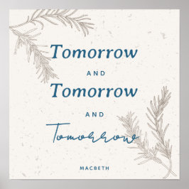 minimalistische quote Boho Elegant Poster