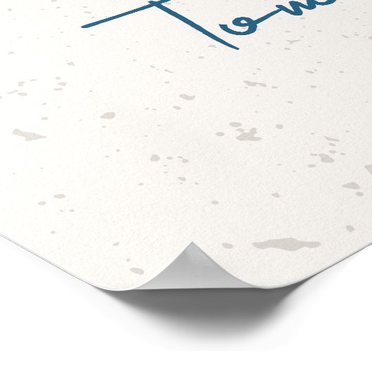 minimalistische quote Boho Elegant Poster (Hoek)