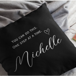 Minimalistische quote | Je kunt dit Gepersonalisee Kussen