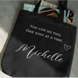 Minimalistische quote | Je kunt dit Gepersonalisee Tote Bag