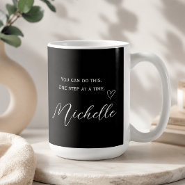 Minimalistische quote | Je kunt het Personalized Koffiemok