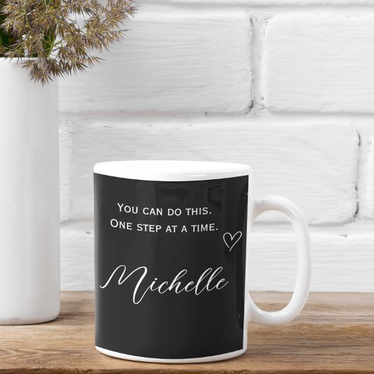 Minimalistische quote | Je kunt het Personalized Koffiemok