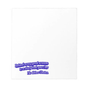 Minimalistische quote notitieblok