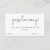 Minimalistische Raad hoeveel Kaart er is (Voorkant)