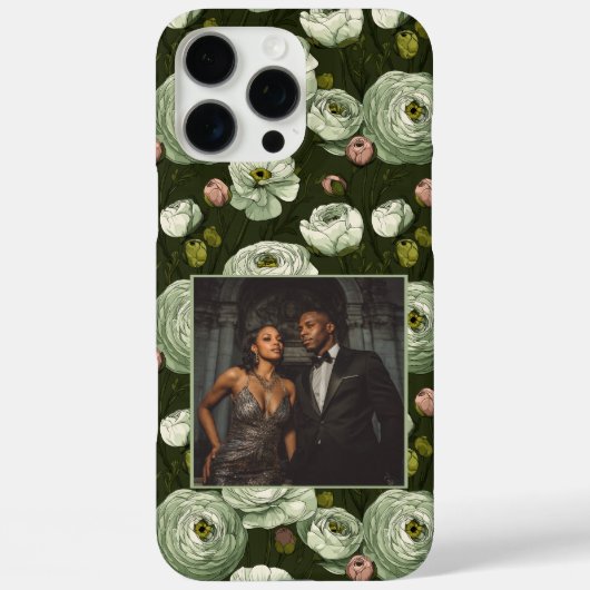 Minimalistische Ranunculus-fotocadeau voor meisjes Case-Mate iPhone Case (Achterkant)