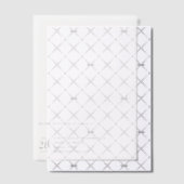 Minimalistische Real Vellum Overlay Black Wedding Vellum Uitnodigingen (Offset (Uitnodiging))