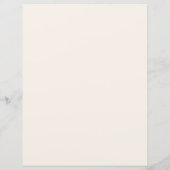 Minimalistische Receptpagina Letter Grootte Modern (Achterkant)