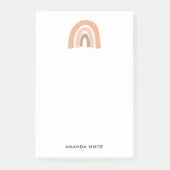 minimalistische regenboog post-it® notes (Voorkant)