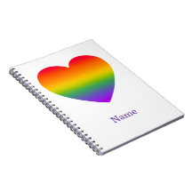 Minimalistische Regenbooglijn Hart - Schattige Kle