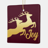 Minimalistische Rendier Keramisch Ornament (Links)