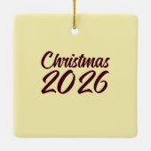 Minimalistische Rendier Keramisch Ornament (Achterkant)