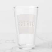 Minimalistische 'Repeat' Whiskey Tumbler-Modern & Glas (Achterkant)