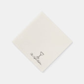 Minimalistische repetitie diner servet (Hoek)