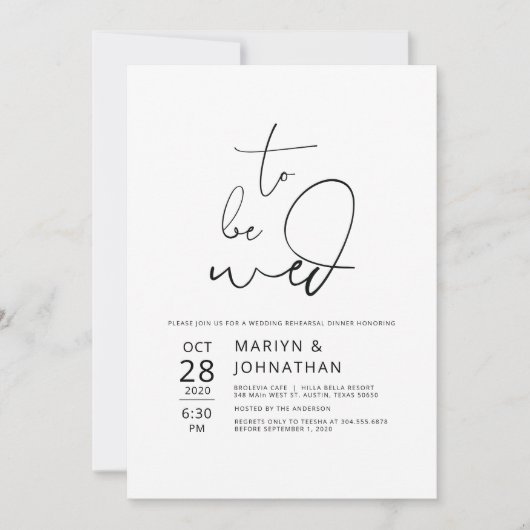 Minimalistische repetities voor weduwen kaart (Voorkant)