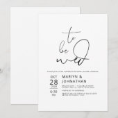 Minimalistische repetities voor weduwen kaart (Voorkant / Achterkant)