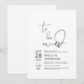 Minimalistische repetities voor weduwen kaart (Voorkant / Achterkant)