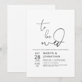 Minimalistische repetities voor weduwen kaart (Voorkant / Achterkant)