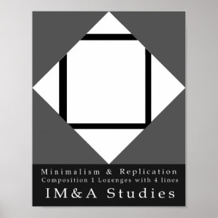 Minimalistische replicatie 1 Samenstelling 1 Poster
