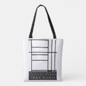 Minimalistische replicatie 2 Comp. 1 met bruin Tas (Achterkant)