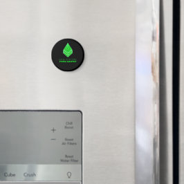 Minimalistische Retro-Futurisme Omni Systems Techn Magneet