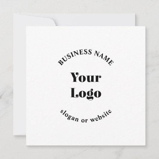 Minimalistische Retro-Moderne Sjabloon voor uw Log Kaart (Voorkant)