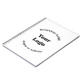 Minimalistische Retro-Moderne Sjabloon voor uw Log Notitieboek (Linkerzijde)