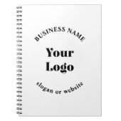 Minimalistische Retro-Moderne Sjabloon voor uw Log Notitieboek (Voorkant)