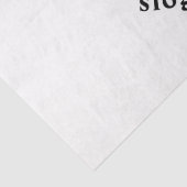 Minimalistische Retro-Moderne Sjabloon voor uw Log Tissuepapier (Detail)