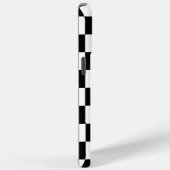 Minimalistische Retro Schachbrett – Monochrome Str Case-Mate iPhone Case (Achterkant / Rechts)