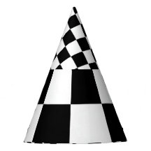 Minimalistische Retro Schachbrett – Monochrome Str