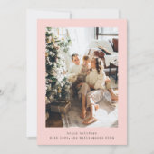 Minimalistische Retro Schrijfmachine Verticale Fot Feestdagenkaart (Voorkant)