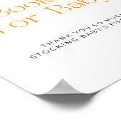 Minimalistische Retro Sun Boeken voor Baby Poster (Hoek)