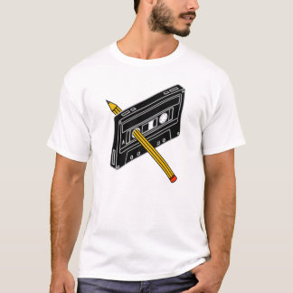 Minimalistische Retro terugspoelen T-shirt