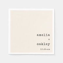 Minimalistische Retro Typemachine Ivoor Huwelijk 