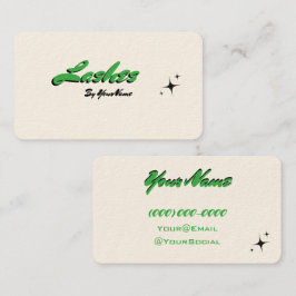Minimalistische retro-Visitekaartjes Visitekaartje