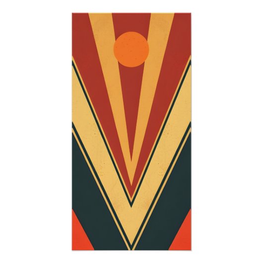 Minimalistische Retro Wall Art Perfect Poster (Voorkant)