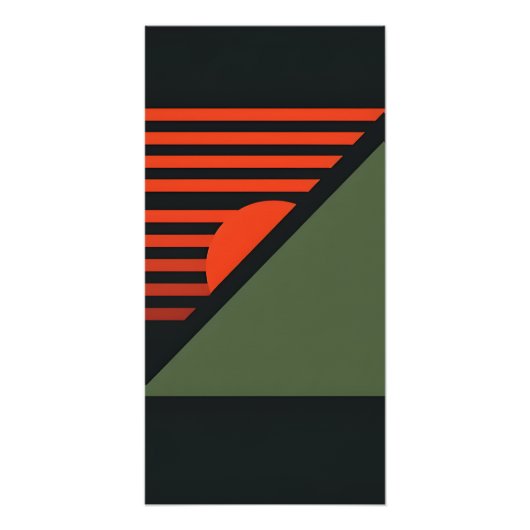 Minimalistische Retro Wall Art Perfect Poster (Voorkant)