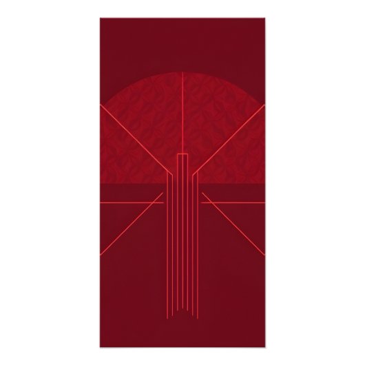 Minimalistische Retro Wall Art Perfect Poster (Voorkant)