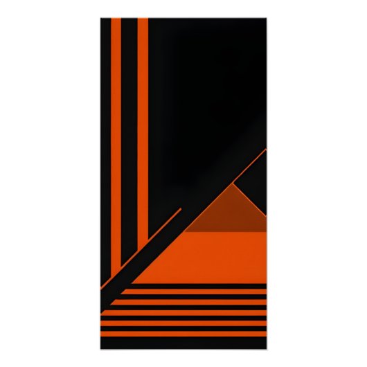 Minimalistische Retro Wall Art Perfect Poster (Voorkant)