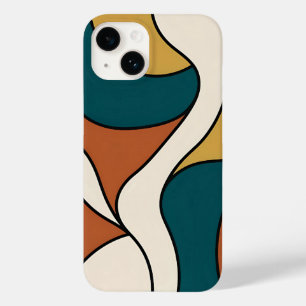 Minimalistische retrogolven Case-Mate iPhone 14 hoesje
